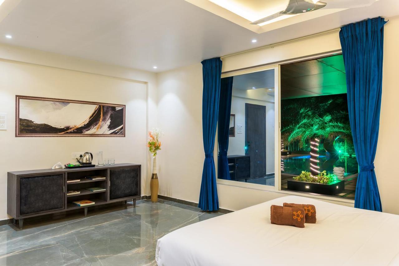 Saffronstays Palm Paradise, Kalyan Khadavli - Swimming Pool With Water Slides, Gazebo And Indoor Games Padghe Εξωτερικό φωτογραφία